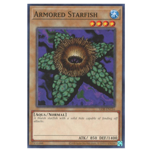 Yu-Gi-Oh! - Legend of Blue Eyes White Dragon (25th Anniversary Edition) - Armored Starfish (Common) - LOB25-EN116