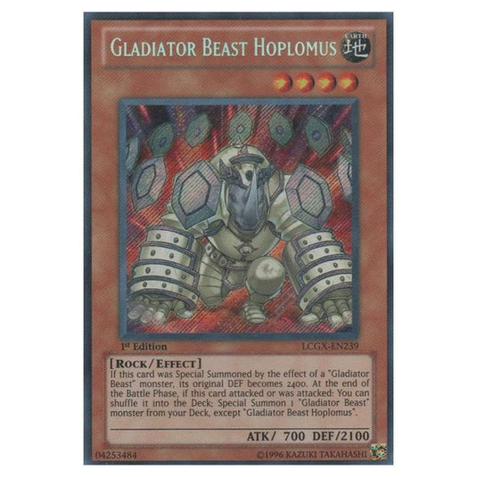 Yu-Gi-Oh! - Legendary Collection 2 - The Duel Academy Years Mega Pack - Gladiator Beast Hoplomus (Secret Rare) LCGX-EN239