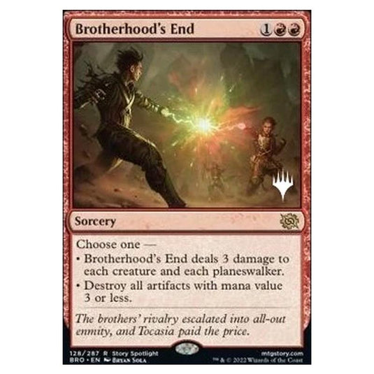 Magic The Gathering - The Brothers' War Promos - Brotherhood's End - 128/287