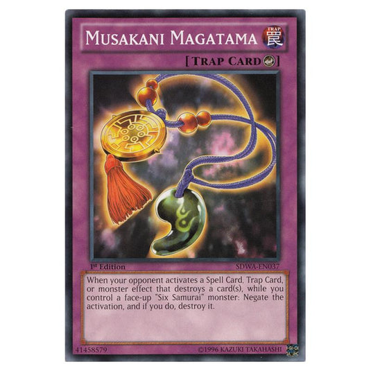 Yu-Gi-Oh! - Samurai Warlords Structure Deck - Musakani Magatama (Common) SDWA-EN037