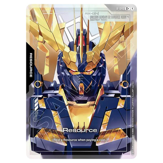Gundam Card Game - GD-04: Phantom Aria - Resource (C+) - R-040a
