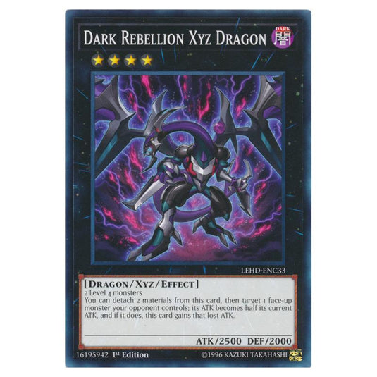 Yu-Gi-Oh! - Legendary Hero Decks - Dark Rebellion Xyz Dragon (Common) LEHD-ENC33
