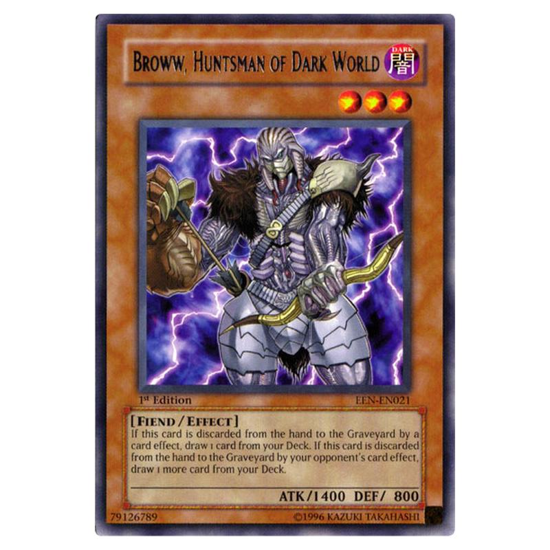 Yu-Gi-Oh! - Elemental Energy - Broww, Huntsman of Dark World (Rare) EE
