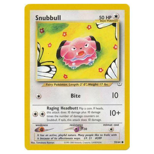 Pokemon - Neo Revelation - Snubbull - 55/64/64