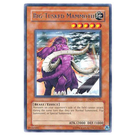 Yu-Gi-Oh! - Dark Revelation Volume 3 - Big-Tusked Mammoth (Rare) DR3-EN135