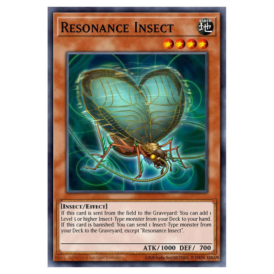Yu-Gi-Oh! - Structure Deck - Beware of Traptrix - Resonance Insect (Common) SDBT-EN012