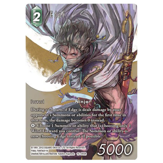 Final Fantasy - Opus 15 - Crystal Dominion - Edge - Full Art Foil - (15-045H)