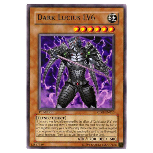 Yu-Gi-Oh! - Cyberdark Impact - Dark Lucius LV6 (Rare) CDIP-EN010
