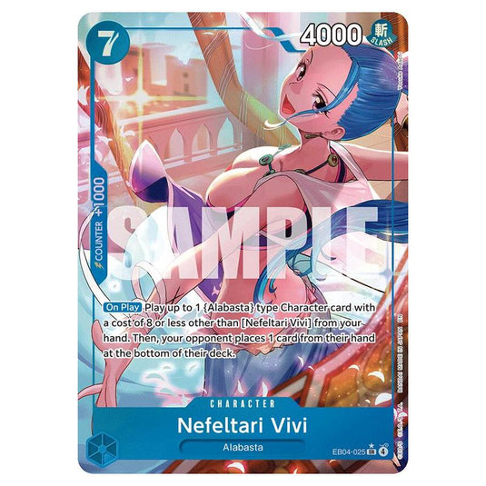 One Piece - OP14 - The Azure Sea's Seven - Nefeltari Vivi - EB04-025a