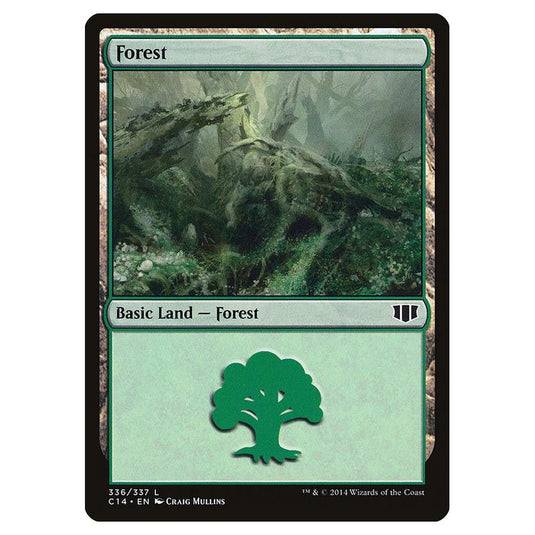Magic The Gathering - Commander 2014 - Forest - 336