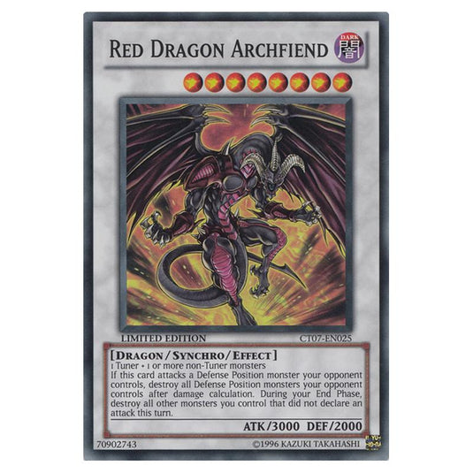 Yu-Gi-Oh! - Collectible Tins 2010 Wave 2 - Red Dragon Archfiend (Super Rare) CT07-EN025