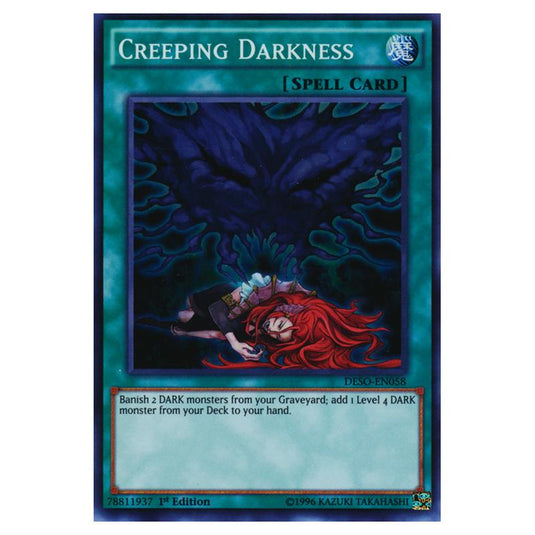 Yu-Gi-Oh! - Destiny Soldiers - Creeping Darkness (Super Rare) DESO-EN058