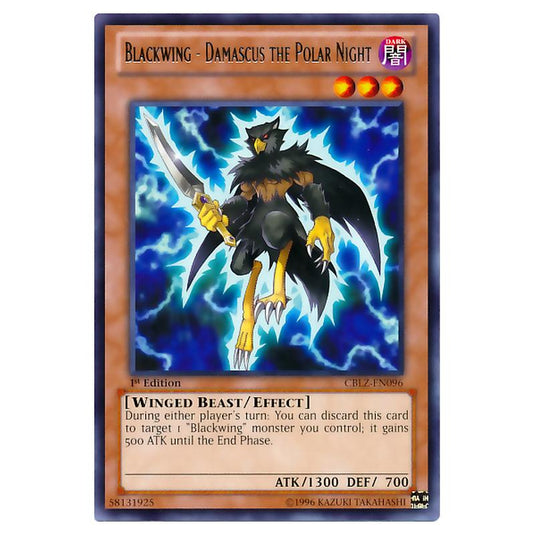 Yu-Gi-Oh! - Cosmo Blazer - Blackwing - Damascus the Polar Night (Rare) CBLZ-EN096