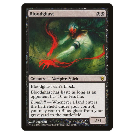 Magic The Gathering - Zendikar - Bloodghast - 83/249