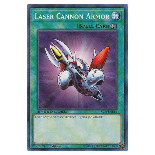 Yu-Gi-Oh! - Speed Duel Starter Decks - Ultimate Predators - Laser Cannon Armor (Common) SS03-ENB16