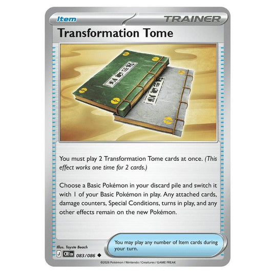 Pokemon - Mega Evolution - Chaos Rising - Transformation Tome - 083/086