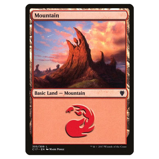 Magic The Gathering - Commander 2017 - Mountain - 305/309