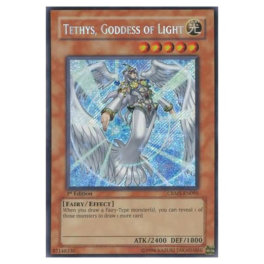 Yu-Gi-Oh! - Crimson Crisis - Tethys, Goddess of Light (Secret Rare) CRMS-EN095