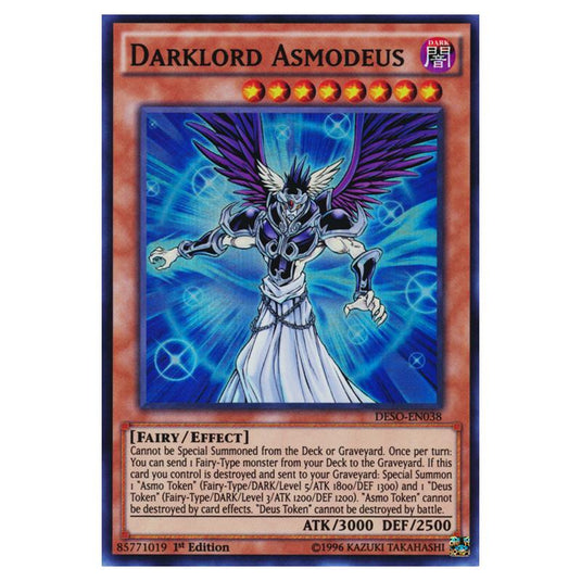 Yu-Gi-Oh! - Destiny Soldiers - Darklord Asmodeus (Super Rare) DESO-EN038
