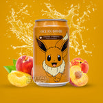 Ocean Bomb - Pokemon Eevee - Peach Flavoured Sparkling Water (355ml)