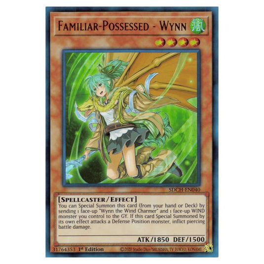 Yu-Gi-Oh! - Structure Deck - Spirit Charmers - Familiar-Possessed - Wynn (Ultra Rare) SDCH-EN040