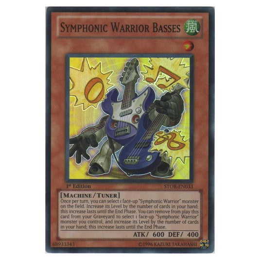 Yu-Gi-Oh! - Storm of Ragnarok - Symphonic Warrior Basses (Super Rare) STOR-EN033