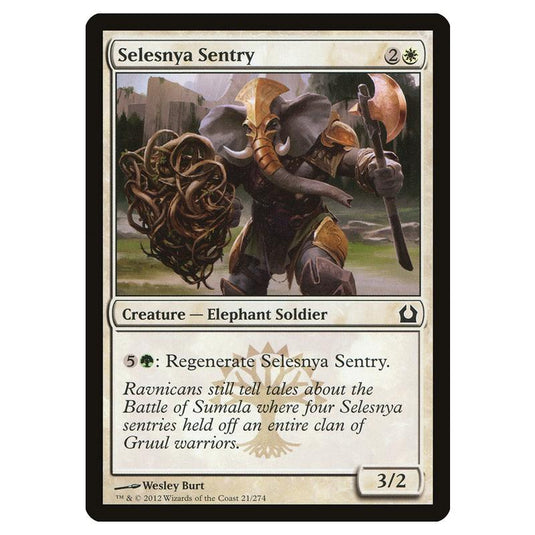 Magic The Gathering - Return To Ravnica - Selesnya Sentry - 21/274 (Foil)
