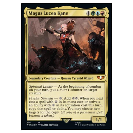 Magic The Gathering - Universes Beyond - Warhammer 40k - Magus Lucea Kane - 174/168