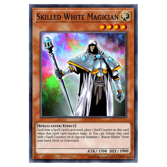 Yu-Gi-Oh! - Yugi's Legendary Decks - Skilled White Magician (Common) YGLD-ENC20