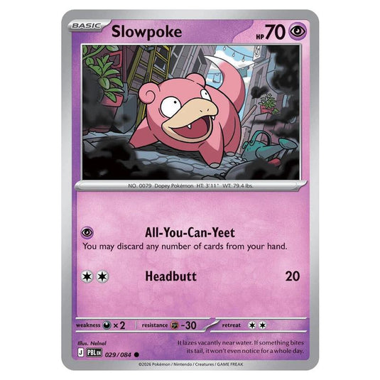 Pokemon - Mega Evolution - Pitch Black - Slowpoke - 029/084