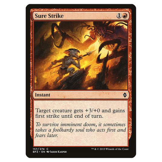 Magic The Gathering - Battle For Zendikar - Sure Strike - 157/274