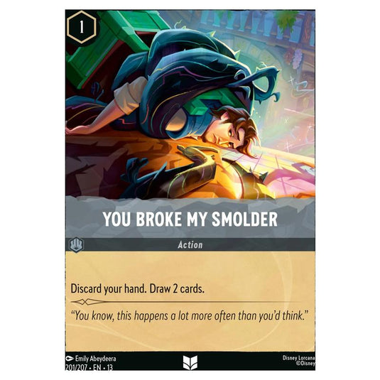 Lorcana - Attack of the Vine! - You Broke My Smolder (Uncommon) - 201/207
