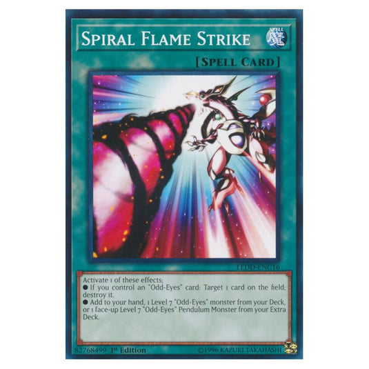 Yu-Gi-Oh! - Legendary Dragon Decks - Spiral Flame Strike (Common) LEDD-ENC16