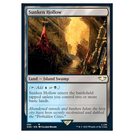 Magic The Gathering - Universes Beyond - Warhammer 40k - Sunken Hollow - 295/168