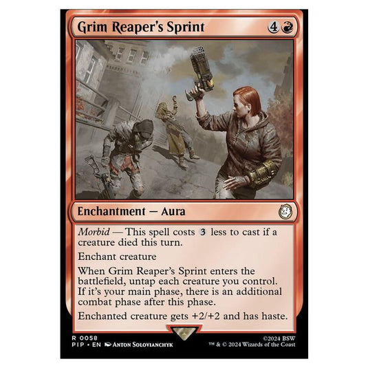 Magic The Gathering - Universes Beyond - Fallout - Grim Reaper's Sprint - 0058