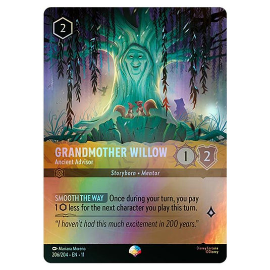Lorcana - Winterspell - Grandmother Willow - Ancient Advisor (Epic) - 206/204