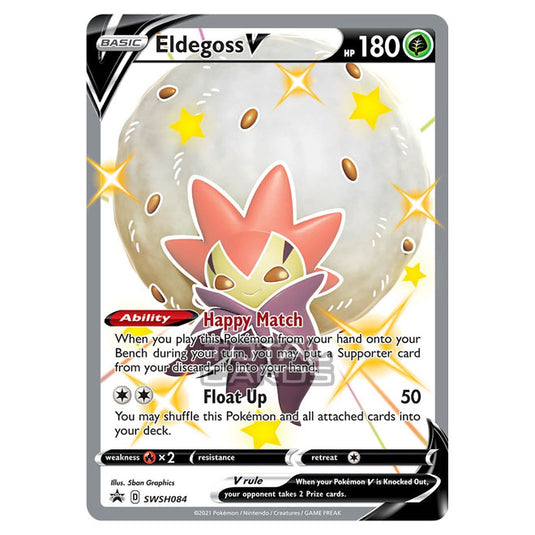 Pokemon - Sword & Shield - SWSH Black Star Promos - Eldegoss V - SWSH084