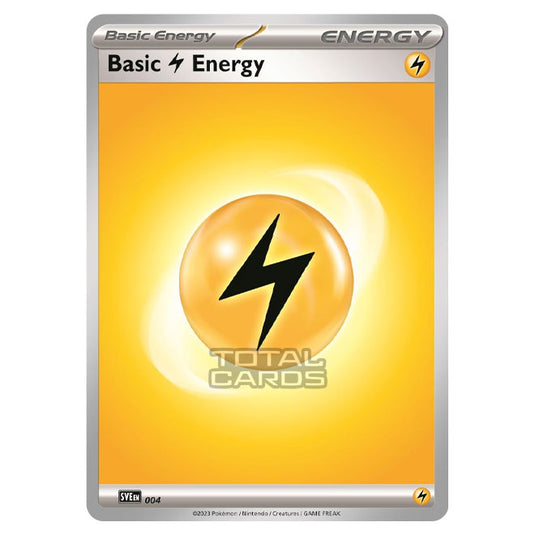 Pokemon - Scarlet & Violet - Lightning Energy Card