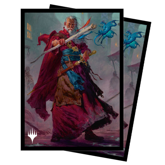 Ultra Pro - Standard Sleeves - Magic The Gathering - Commander Legends- Battle for Baldur's Gate - Elminster (100 Sleeves)