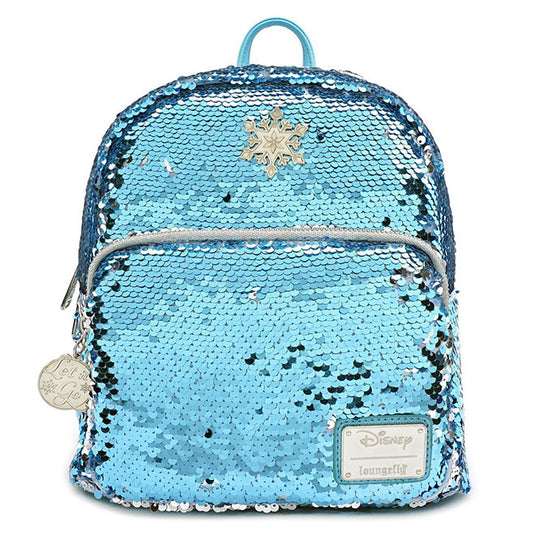 Loungefly - Frozen - Elsa Reversible Sequin Mini Backpack