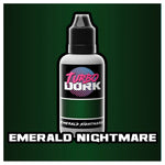 Turbo Dork Paints - Metallic Acrylic Paint 20ml Bottle - Emerald Nightmare