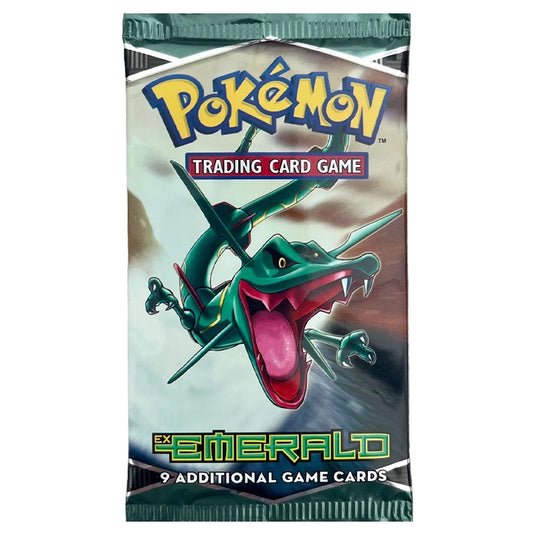 pokemon emerald booster box Inventory Spotlight: EX Emerald Booster Packs Released May 9, 2005EX Emerald was a standout of the era: no theme decks, no new Pokmon, just bold artwork and competitive staples tied to the