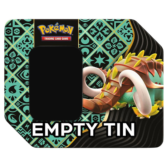 Pokemon - Paldean Fates - Empty 7" Tin - Great Tusk