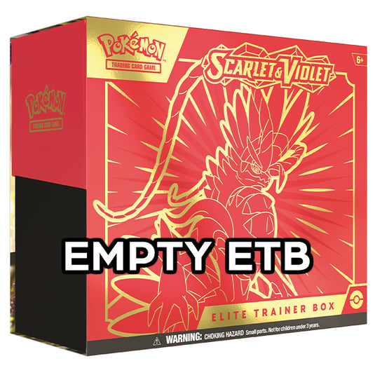 Pokemon - Scarlet & Violet - Empty Elite Trainer - Storage Box (Koraidon)