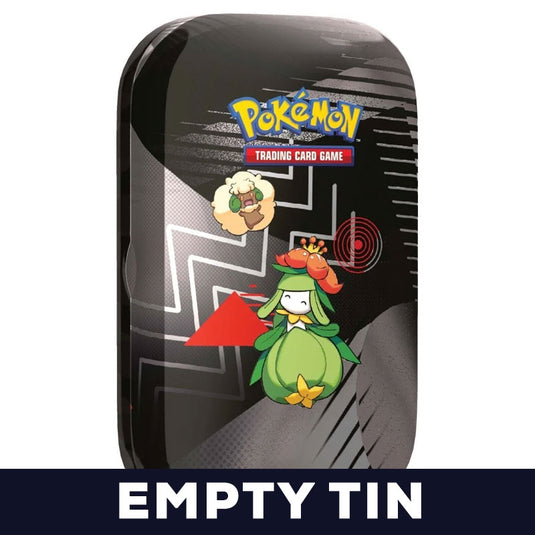 Pokemon - Scarlet & Violet - Black Bolt & White Flare - Unova Mini Tin - Lilligant & Whimsicott - Empty Tin