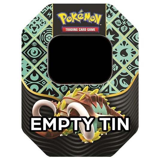 Pokemon - Paldean Fates - Empty Tin - Great Tusk