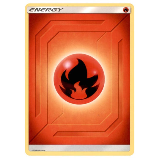 Pokemon - Sun & Moon - Team Up - Fire Energy Card
