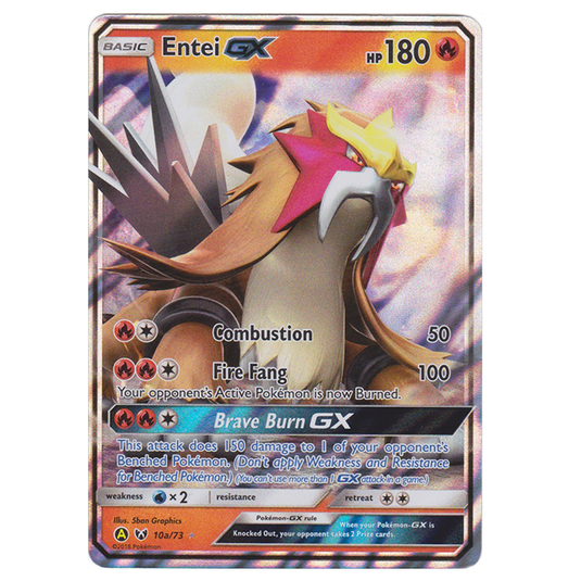 Entei Alternative Pokemon - Shining Legends - Entei-GX - 10a/73 Promo (Alternative)