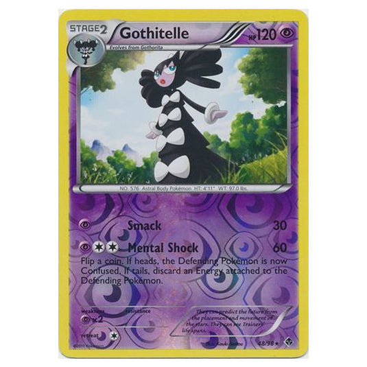 Pokemon - Black & White - Emerging Powers - (Reverse Holo) - Gothitelle 48/98