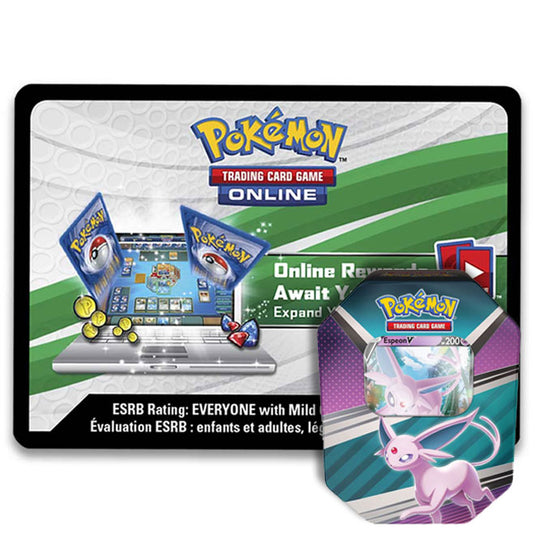 Pokemon - V Heroes Tin - Espeon V - Online Code Card